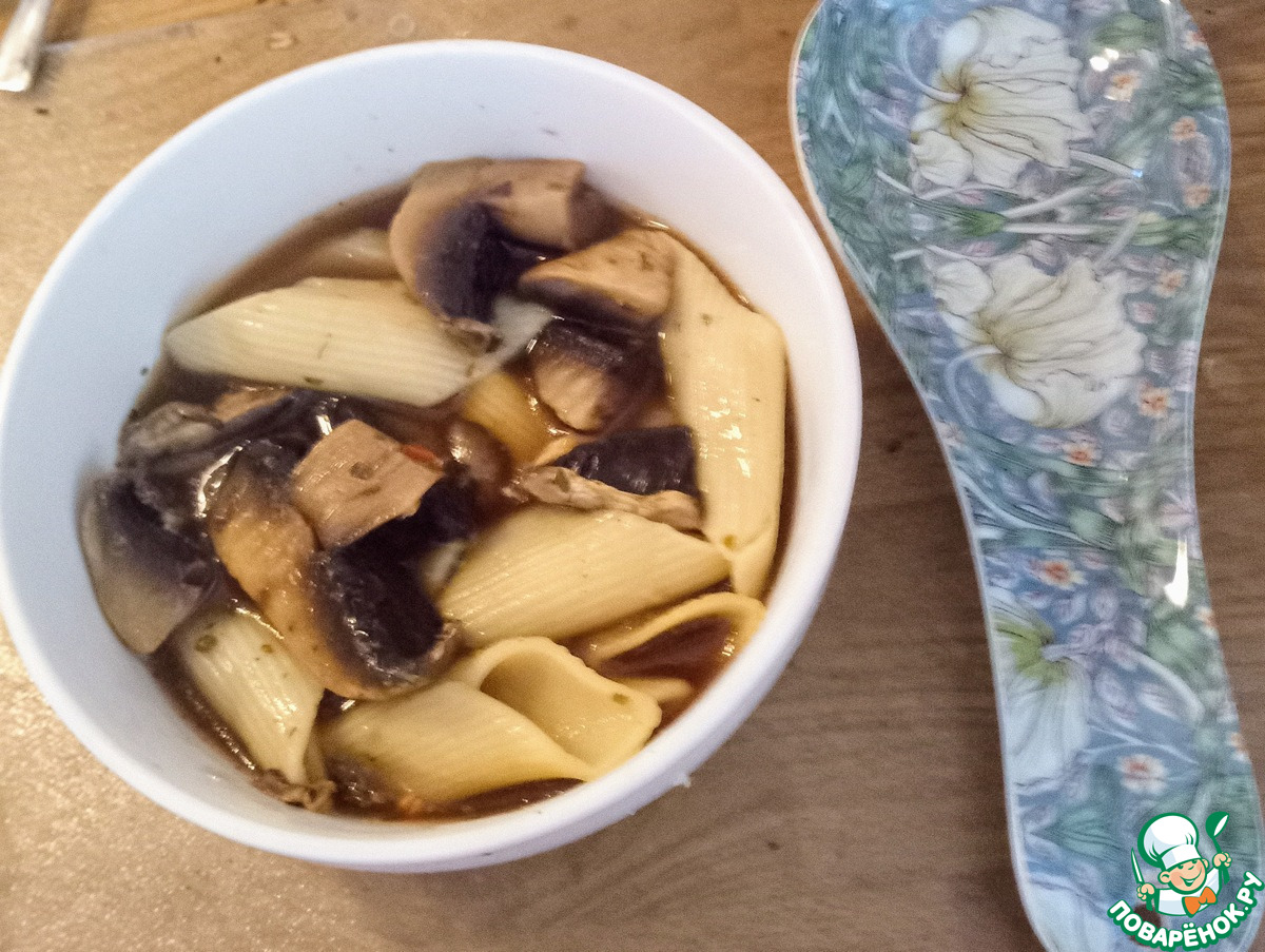 Грибной суп по-азиатски