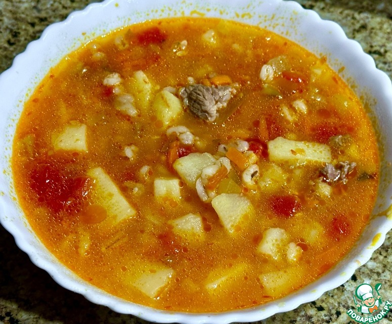 Рассольник по ленинградски