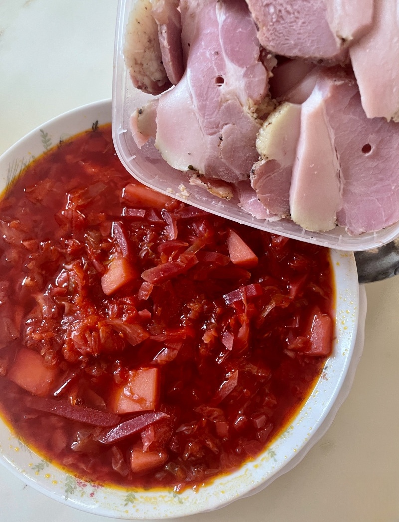 Борщ без мяса