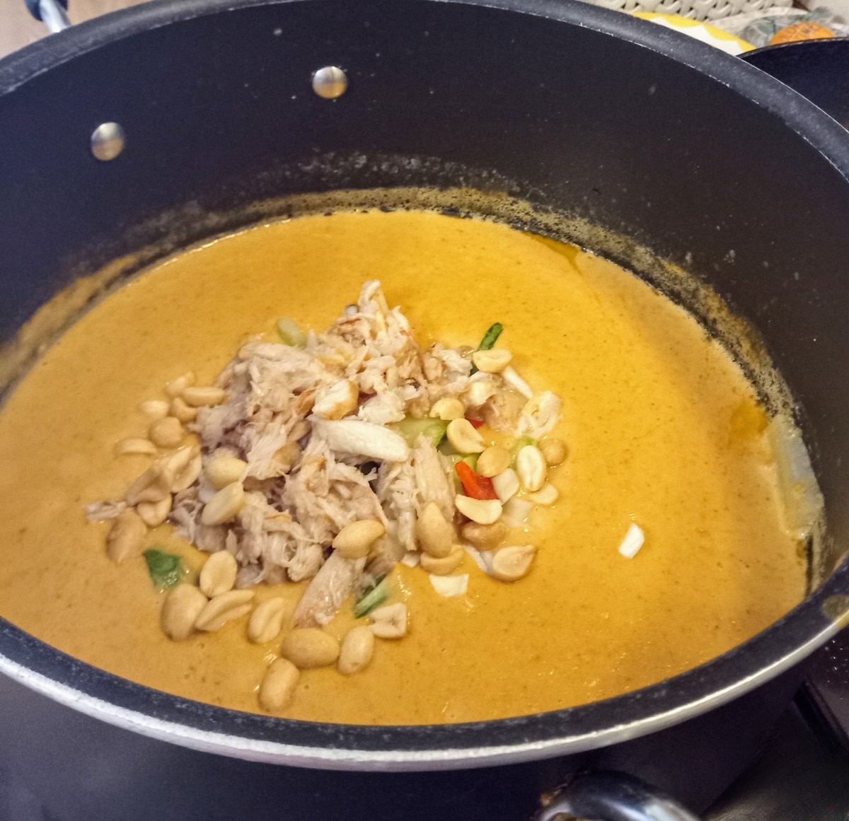 Морковный суп с фенхелем и крабом