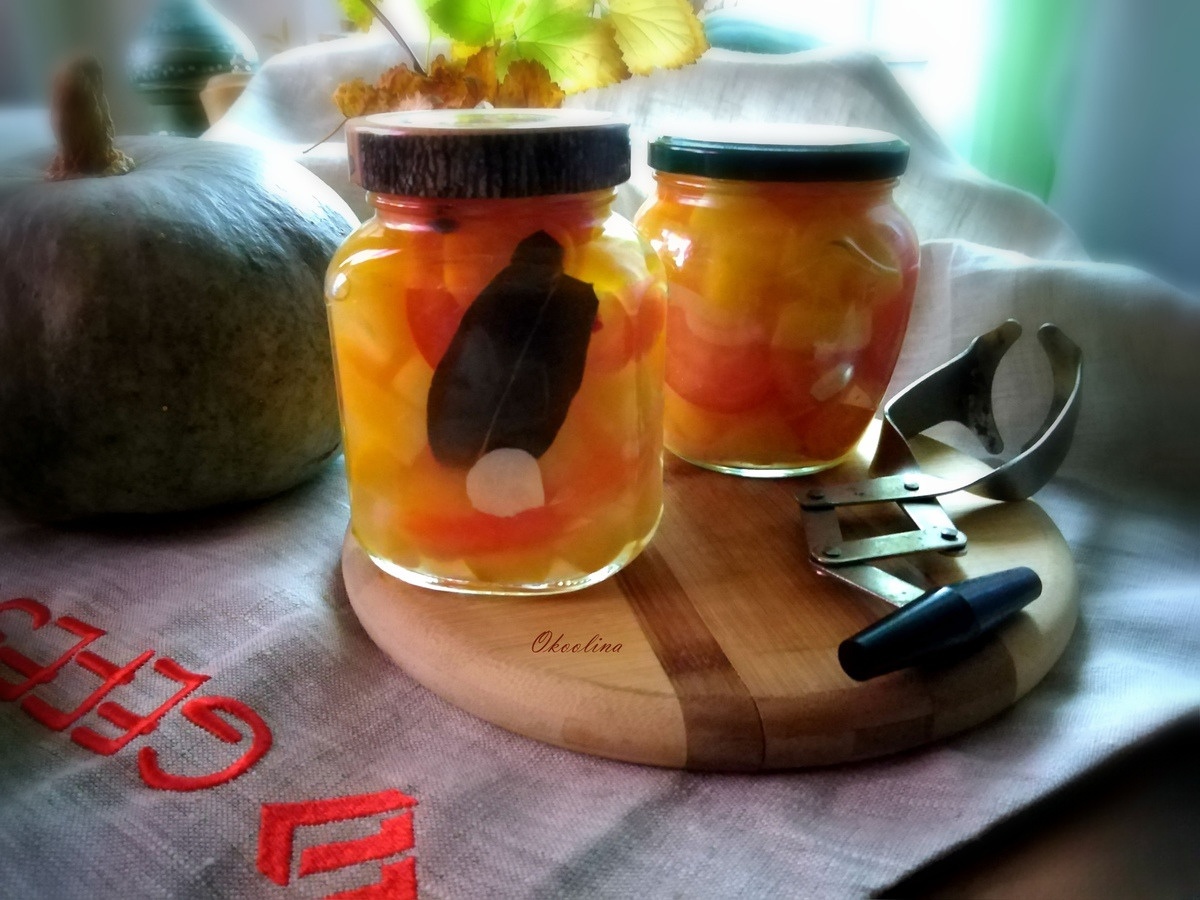 Маринованные овощи с тыквой
